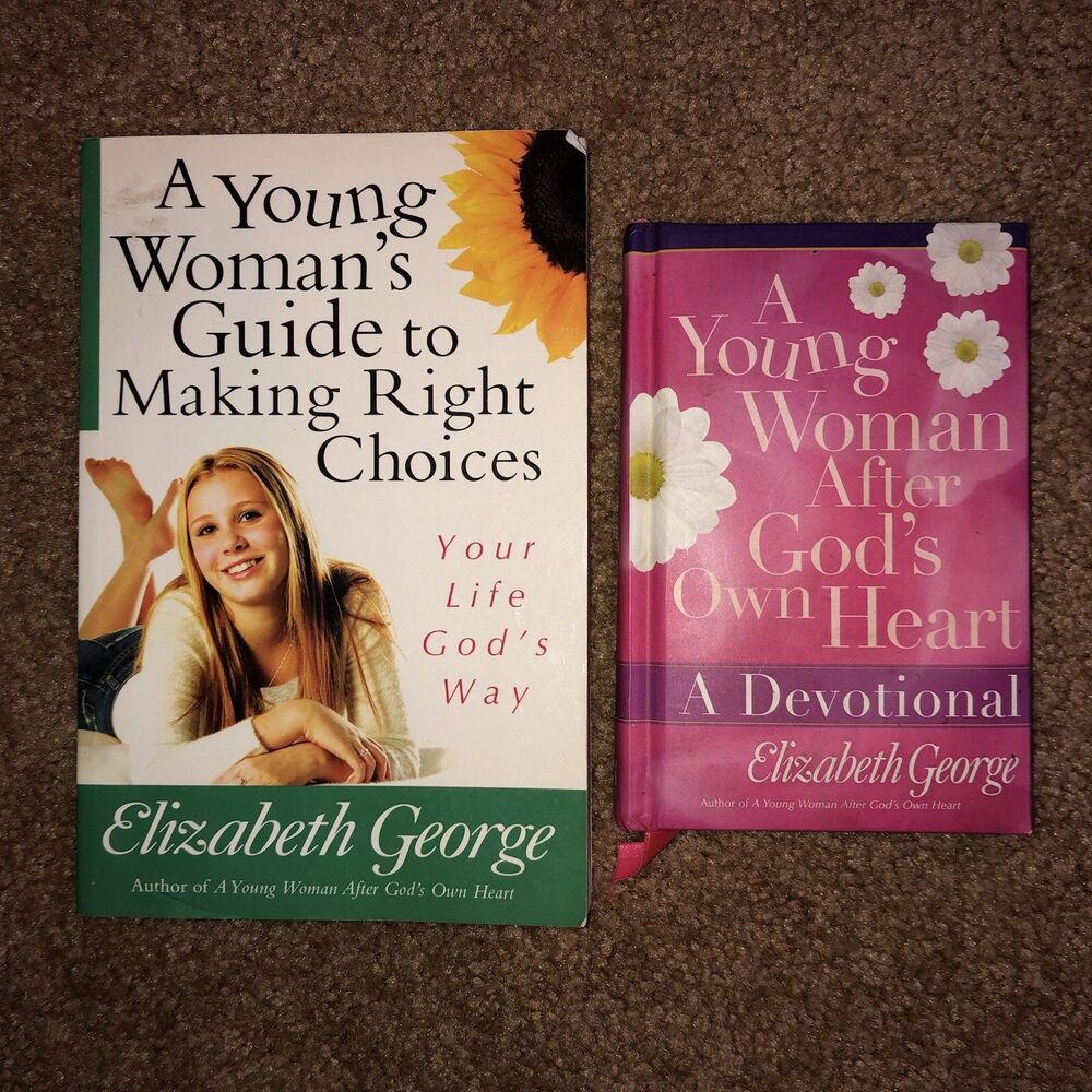 Lot 2 Devotionals A Young Womans Guide Right Choices Gods Heart Elizabeth George